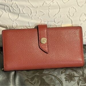 MICHAEL KORS | Red Leather Wallet